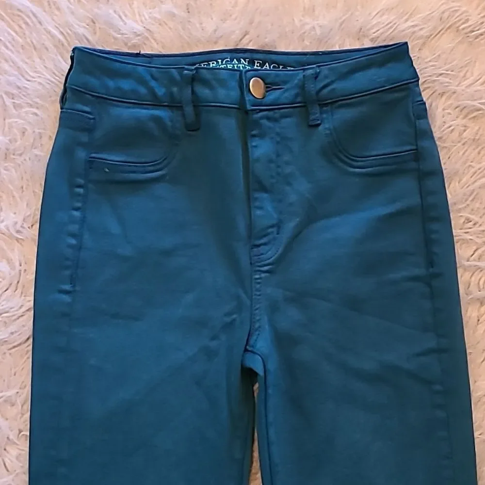 American‎ eagle outfitters teal cky high jegging size 2